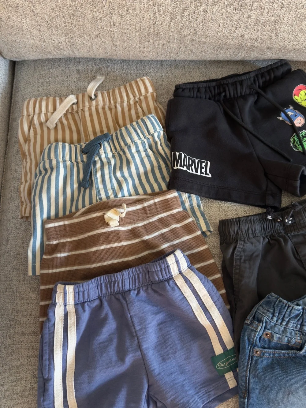 Baby Boy Shorts + Denim 12-18/18-24